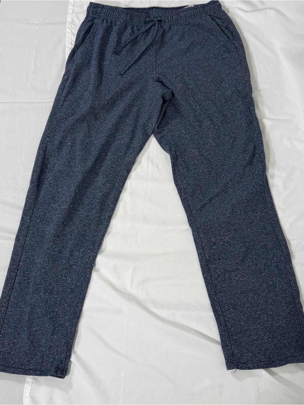 Lot of 2 - Banana Republic Unisex Sweatpants Brown Blue M Elastic Waist Pockets